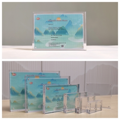 কেনা 8x10 ক্লিয়ার প্লাস্টিক 20mm বেধ ছবি এক্রাইলিক চৌম্বকীয় ফটো ফ্রেম online manufacture