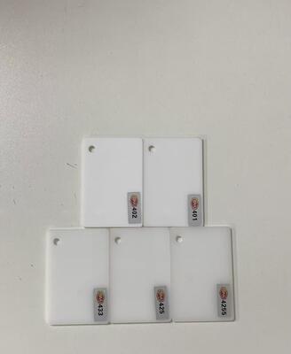 কেনা White Opaque Cast Acrylic Sheet 20mm Thick Sturdy Panel for Custom Signage online manufacture