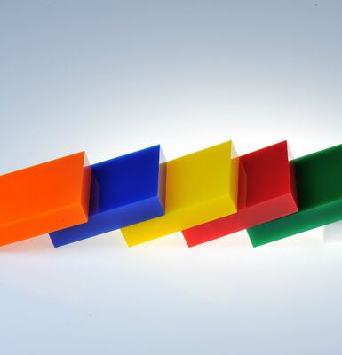 গ্রন্থাগারের পড়ার এলাকার জন্য রঙিন এক্রাইলিক শীট 18 মিমি ম্যাট অ্যান্টি-গ্লেয়ার প্যানেল