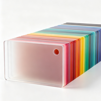 2mm Thin Colored Clear Acrylic Sheet - Customizable PMMA Panel for Indoor-Outdoor Use