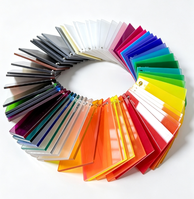 Impact Resistant Fade Resistant Lightweight Colored Clear Acrylic Sheet and Tinted Transparent Acrylic Panel for Book Display Rack